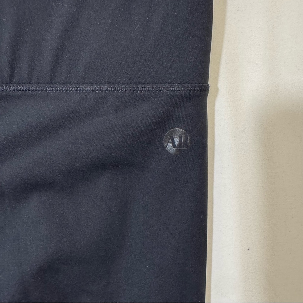 All Access Bandier Stevie Leggings Women S Black‎ Gold Stripe High Rise Athletic - Picture 5 of 6